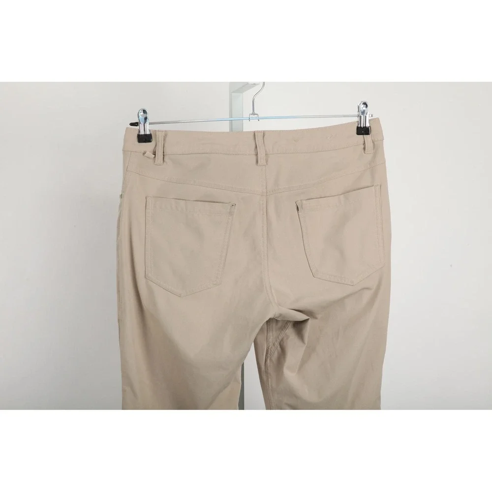 Lululemon Pants Mens 32 Khaki ABC 5 Pocket Slim Stretch Casual Performance Tech